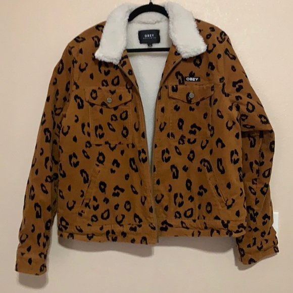 obey cheetah jacket